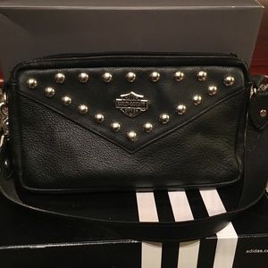 Leather Harley Davidson Crossbody/hand purse.